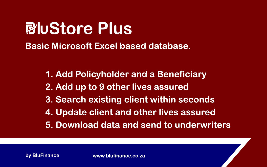 BluStore Plus is small funeral services Database solution